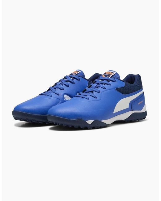 PUMA Blue Truco Iii Tt Astro Turf Football Boots for men