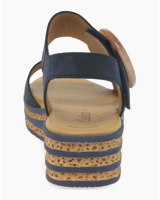 Gabor Blue Andre Sandals