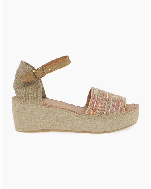 Toni Pons Metallic Ivet Espadrille Wedge Sandals