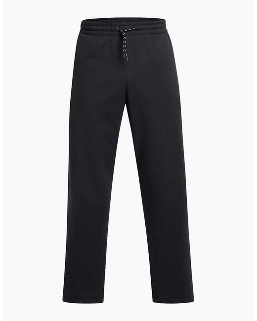 Under Armour Blue Curry Solid Patterned Running Pants for men