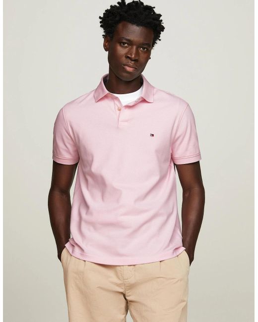 Tommy Hilfiger Pink 1985 Regular Fit Polo for men