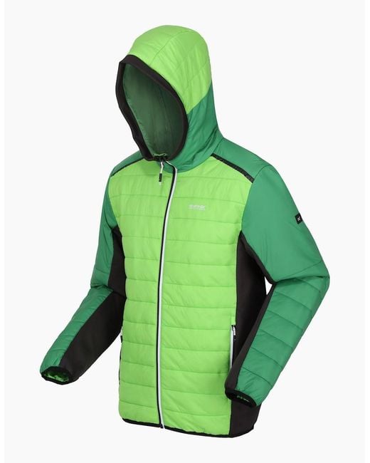 Regatta Green Trutton Ii Baffled Padded Jacket for men