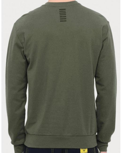 EA7 Green Core Logo Sweatshirt for men