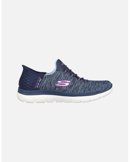 Skechers Blue Summits Dazzling Haze 149937-Nvpr/ Slip On Shoe