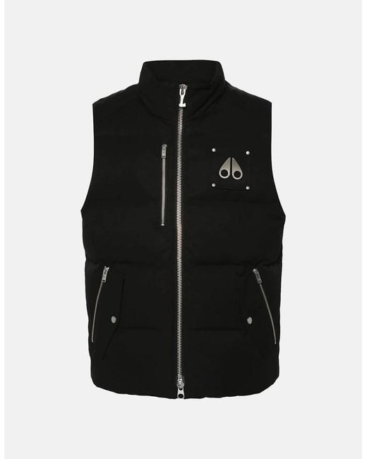 Moose Knuckles Black Westmount Gilet for men