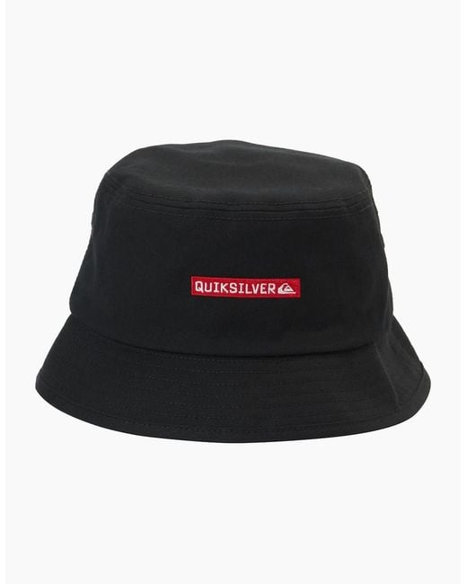 Quiksilver Black Dna Bucket Hat for men