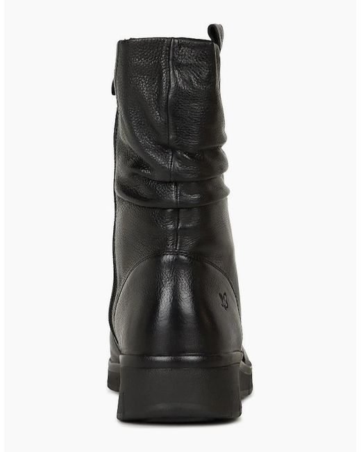 Caprice Black Bella Warm Lined Ankle Boots
