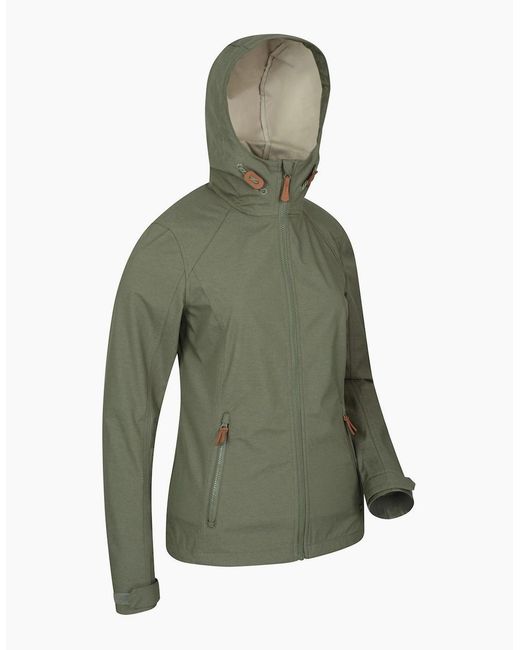 Mountain Warehouse Green Ladies Iona Soft Shell Jacket
