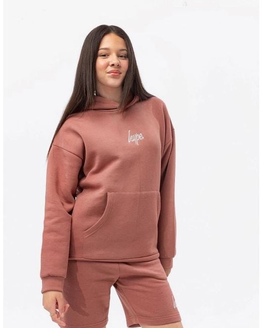 Hype Red Mauve Bermuda Sweat Shorts