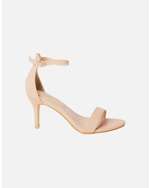 Dorothy Perkins White Ladies Tasha Barely There Stiletto Heel Sandals