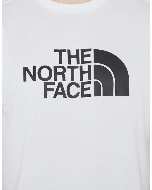 The North Face White Easy Tee Short Sleeve T-Shirt for men