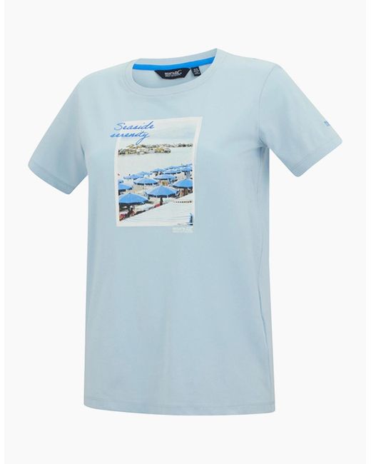 Regatta Blue Ladies Filandra Vx Scenery T-Shirt