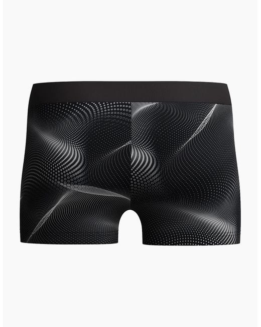 Speedo Black Valmilton Dotted All-Over Print Swim Shorts for men