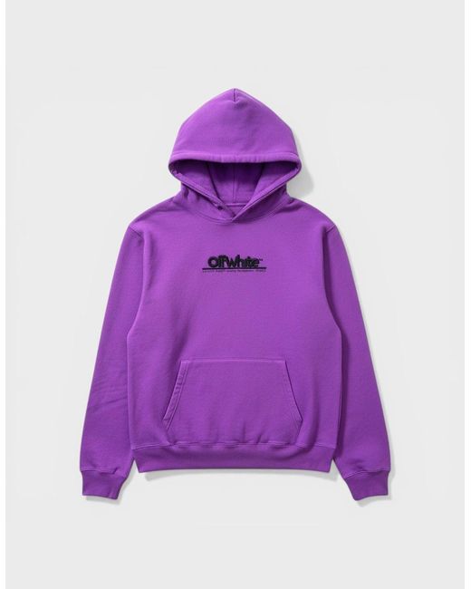 Off-White c/o Virgil Abloh Purple Chunky Logo Slim Hoodie Orchid