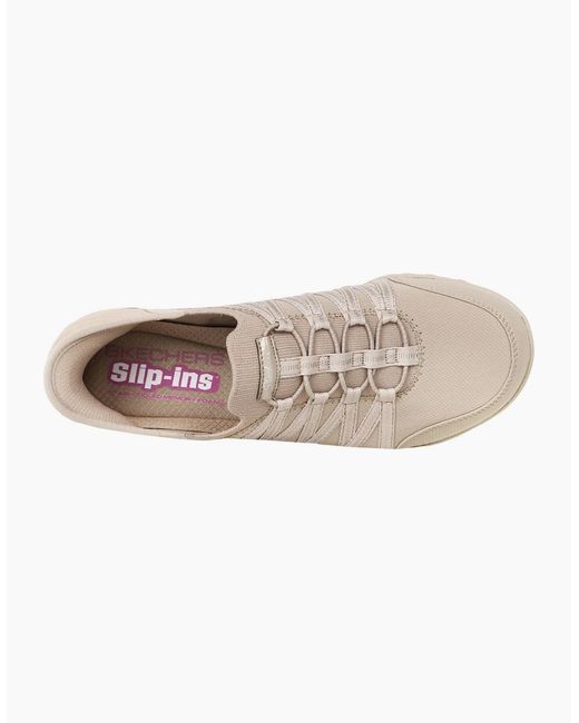 Skechers White Slip