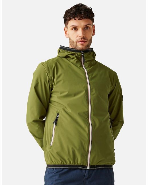 Regatta Green Rehan Waterproof Jacket for men