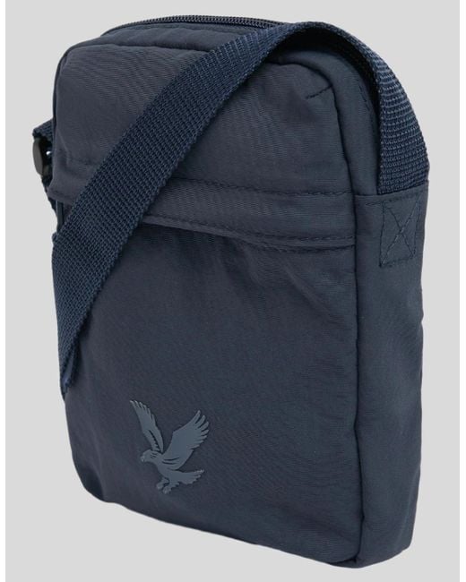 Lyle & Scott Blue Crossbody Pouch Bag for men