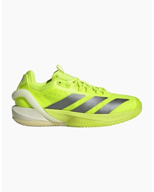 Adidas Yellow Adizero Cybersun 2 Lace-Up Low Top Sneakers
