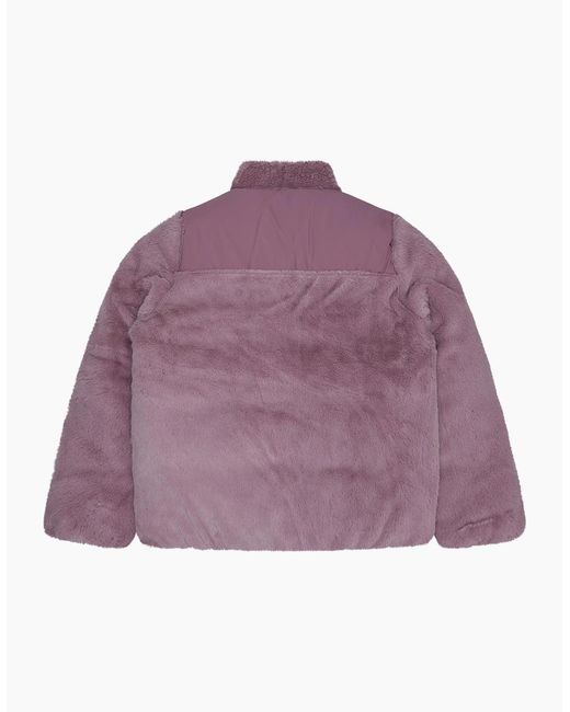 Reebok Purple Rb2110 Reversible Puffer