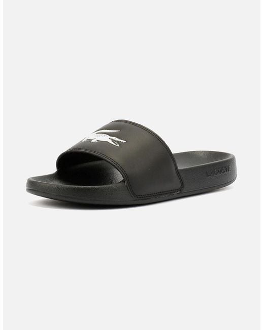 Lacoste Black Serve Slide 0.0 Slides