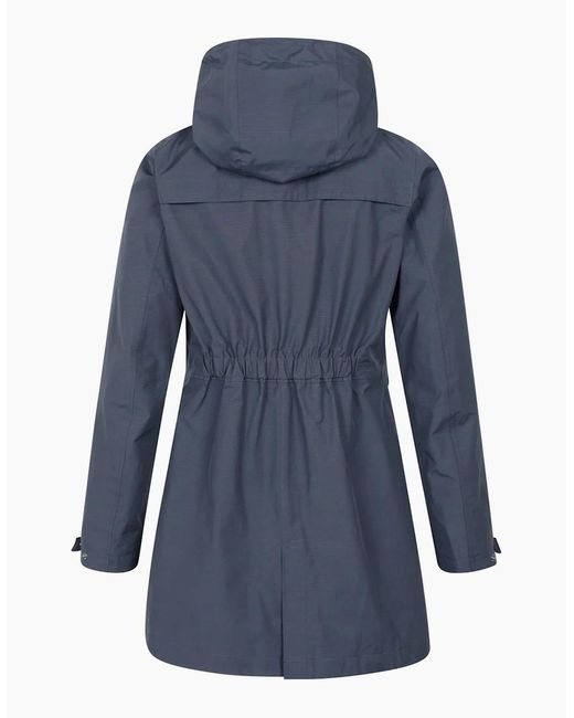 Mountain Warehouse Blue Ladies Cloudburst Textured Waterproof Jacket