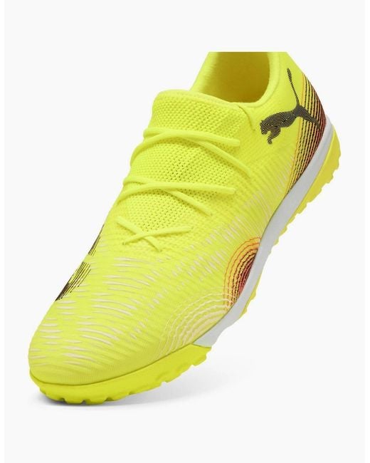 PUMA Yellow Future 8 Match Low Tt Astro Turf Football Boots for men