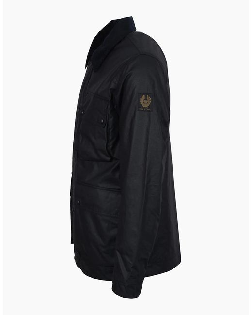 Belstaff Blue Incline Wax Jacket for men