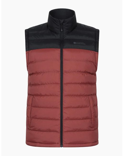 Mountain Warehouse Red Seasons Ii Padded Gilet for men