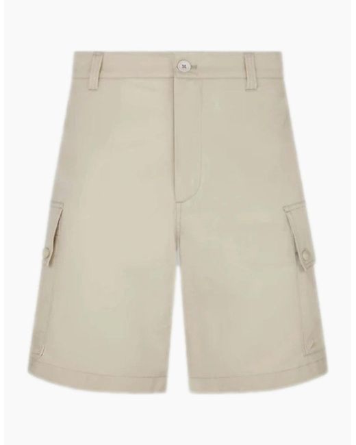 Belstaff White Drome Shorts Stone for men