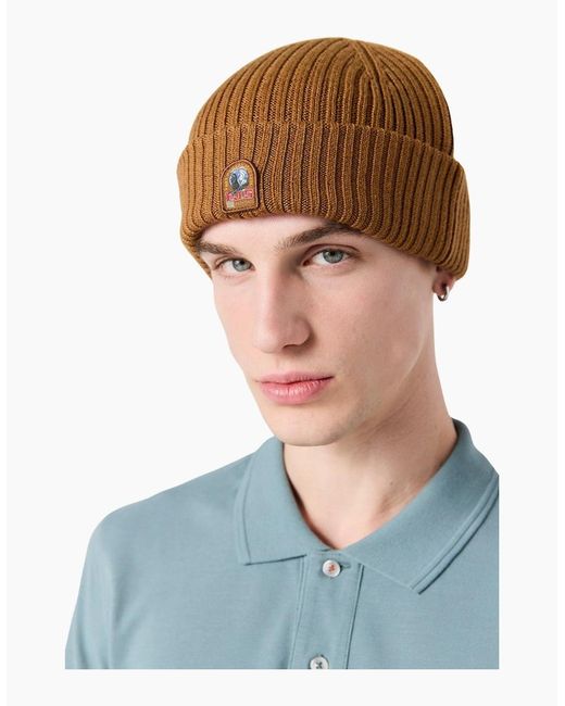 Parajumpers Brown Rib Hat Almond