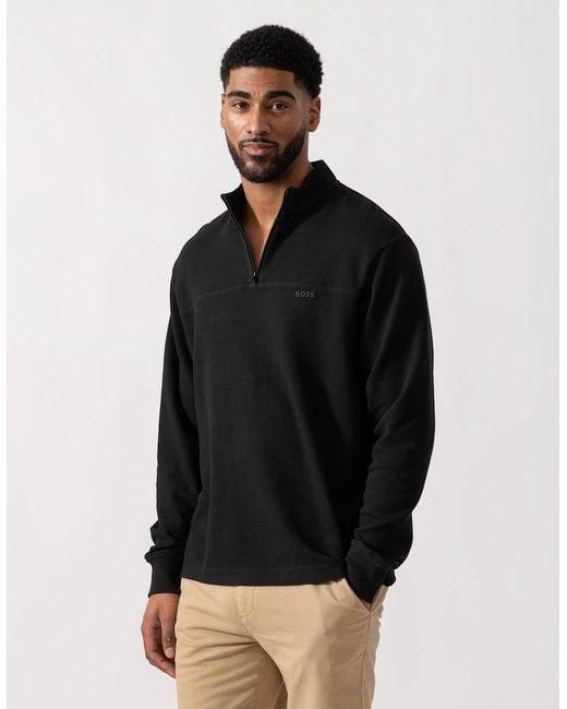 Boss Black Boss Hive 1/4 Zip Sweatshirt for men