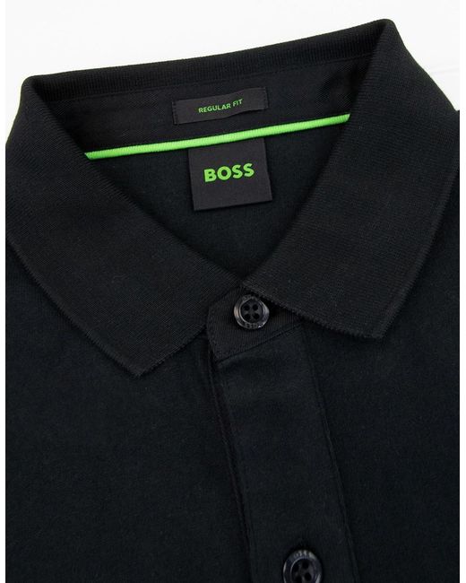 Boss Black Pavel Embroidered Logo Polo 001 for men