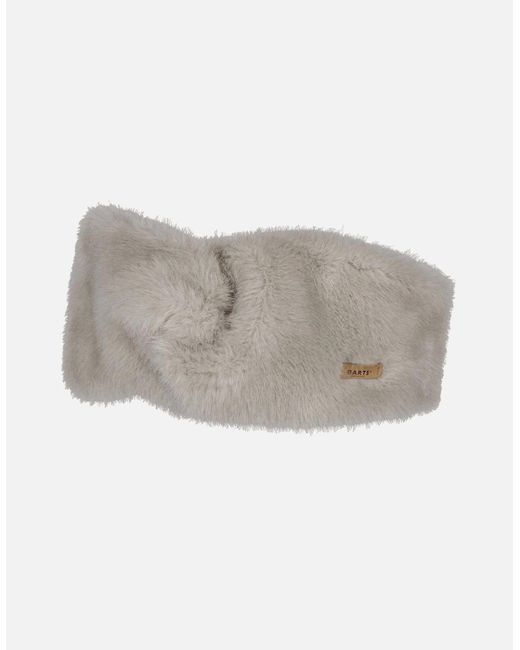 Barts Gray Breanne Faux Fur Knotted Headband