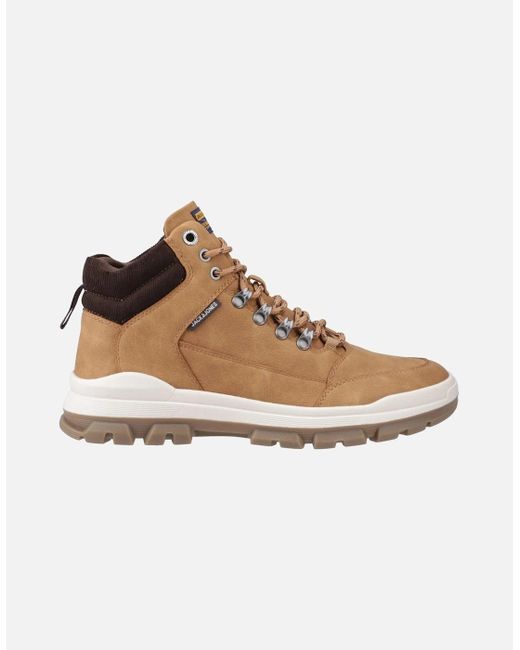 Jack & Jones White Imperial Polyurethane Honey Boots for men