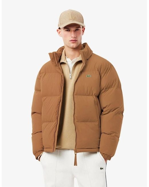 Lacoste Brown Puf Jacket for men