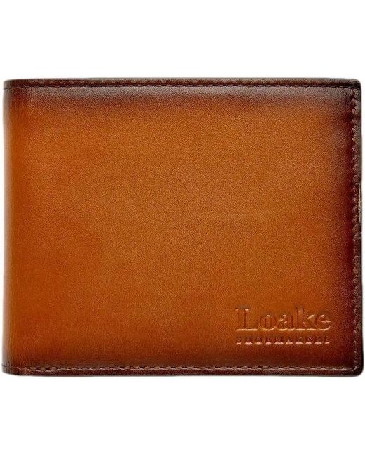 Loake Brown Barclay Wallet Chestnut for men