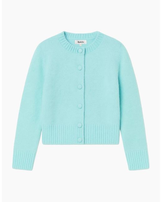 Ro&zo Blue Mint Cardigan With Alpaca