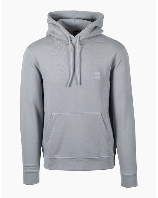 Boss Gray Boss Wetalk Sweatshirt Open for men