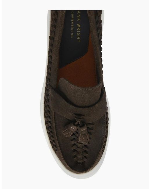 Frank Wright Black Robson Penny Loafers for men