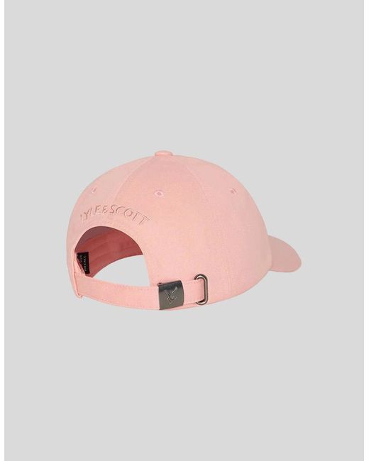 Lyle & Scott Pink Baseball Cap for men