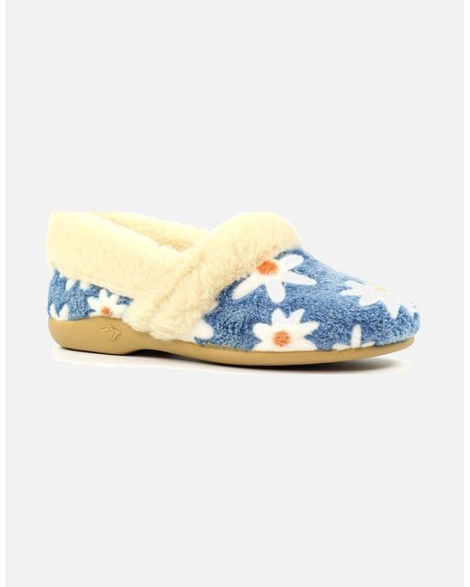 Lunar Blue Ellis Slippers