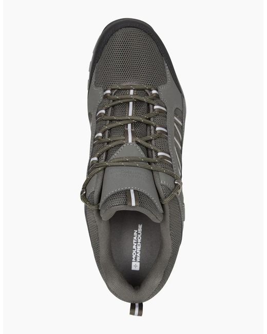 Mountain Warehouse Gray Path Waterproof Walking Shoes for men