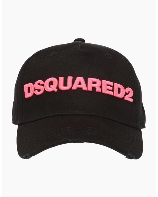DSquared² Black Logo Cap