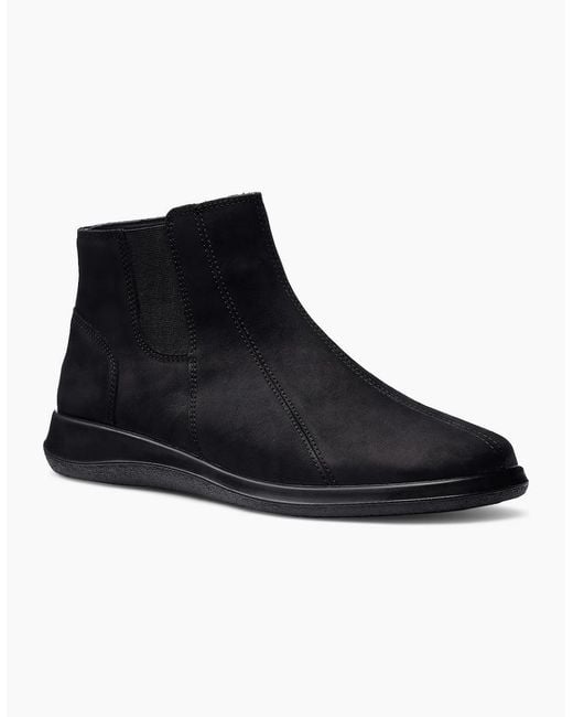 Hotter Black Alderley Wide Fit Ankle Boots