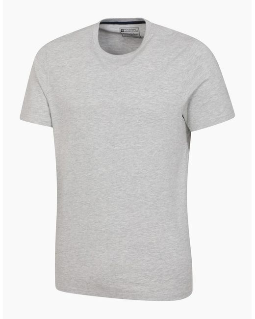 Mountain Warehouse Gray Flint Crew Neck T-Shirt for men