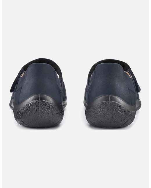 Hotter Blue Hope Extra Wide Mary Jane Shoes
