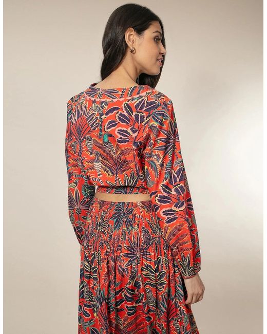 Nooki Design Red Lesanne Top