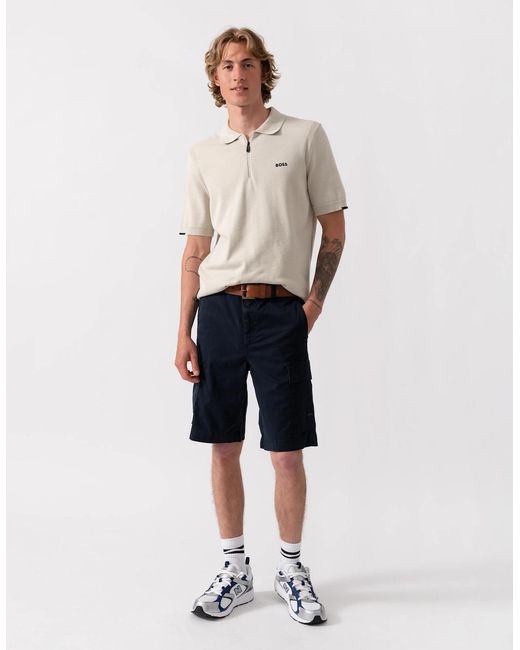 Boss Blue Boss Sisla Cargo Shorts for men