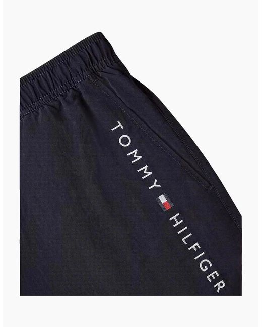 Tommy Hilfiger Blue Original Mid-Length Swim Shorts, Desert Sky for men