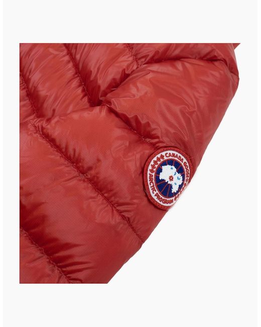 Canada Goose Red Hybridge Lite Hooded Coat